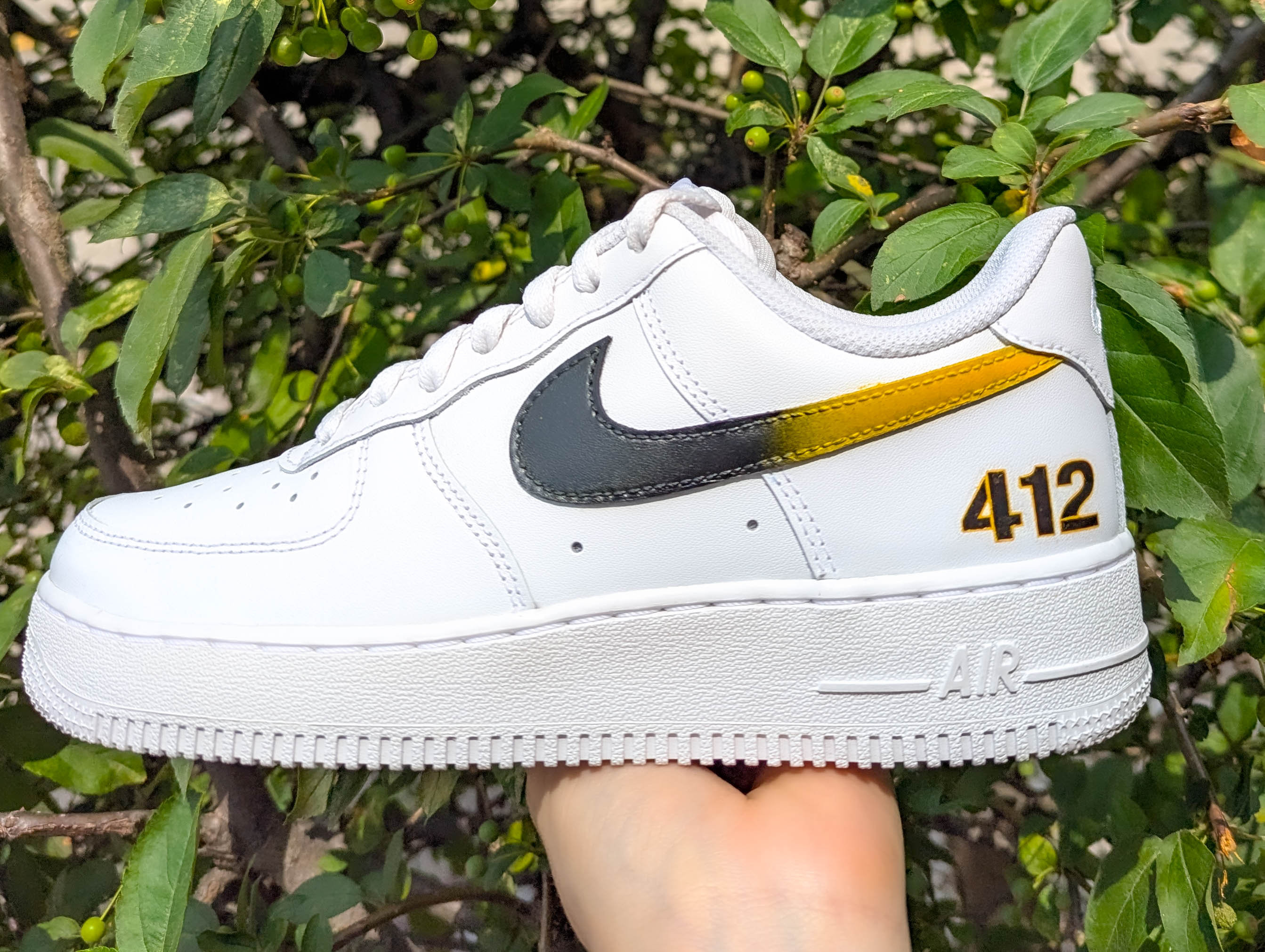 custom steelers air force 1