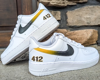 Pittsburgh Custom Air Force 1 Sneakers