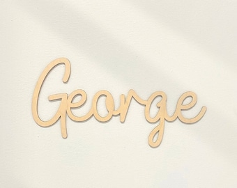 Personalised Wooden Name Sign | Wall Lettering | Custom Nursery Sign | Playroom Decor | Children's Bedroom Wall Art | Bedroom/Nursery Decor