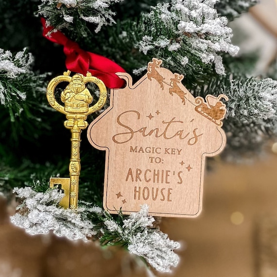 Help Santa get into your home on Christmas Eve with a magic key