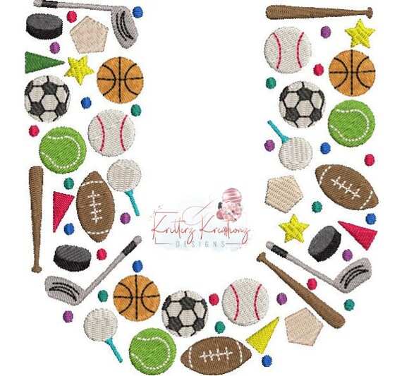 UPDATED. Sports Alphabet. Letter U Sports Balls. Soccer. - Etsy