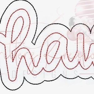 May include: A white sticker with a black outline and the word "Warhawks" in a maroon, cursive font. The sticker has a wavy, cloud-like shape.