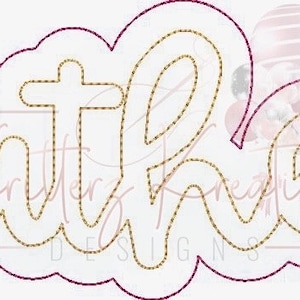 May include: A gold outline of the word "Autumn" in a cloud-like shape. The word is in a cursive font.