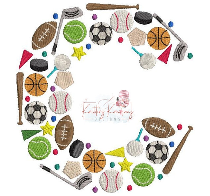 UPDATED. Sports Alphabet. Letter C Sports Balls. Soccer. Etsy