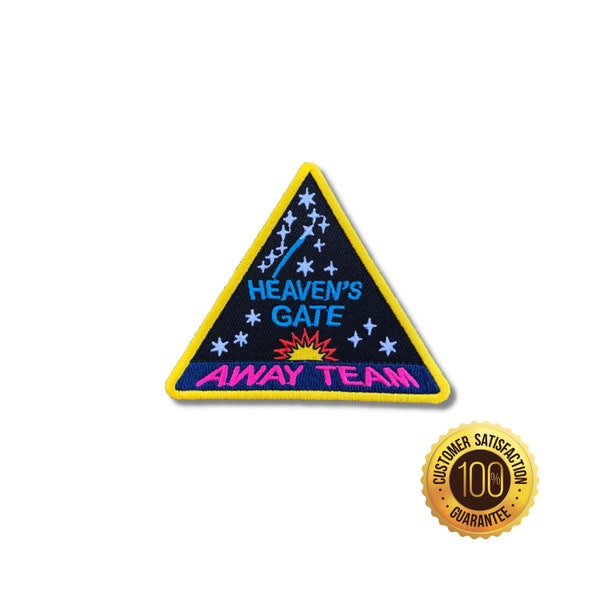 Heaven's Gate Away Team Sew On Patch,Embroidery Patch,Patches,Custom Patches,Patches for Jackets,Punk Patches,Anime Patches,Patches, Patch