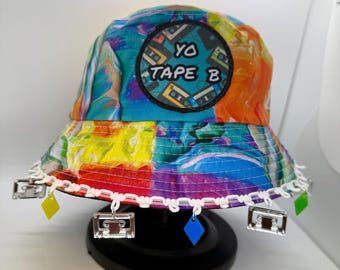 Tape B Inspired Bucket Hat / Festival Hat / Rave Hat - with or without charms
