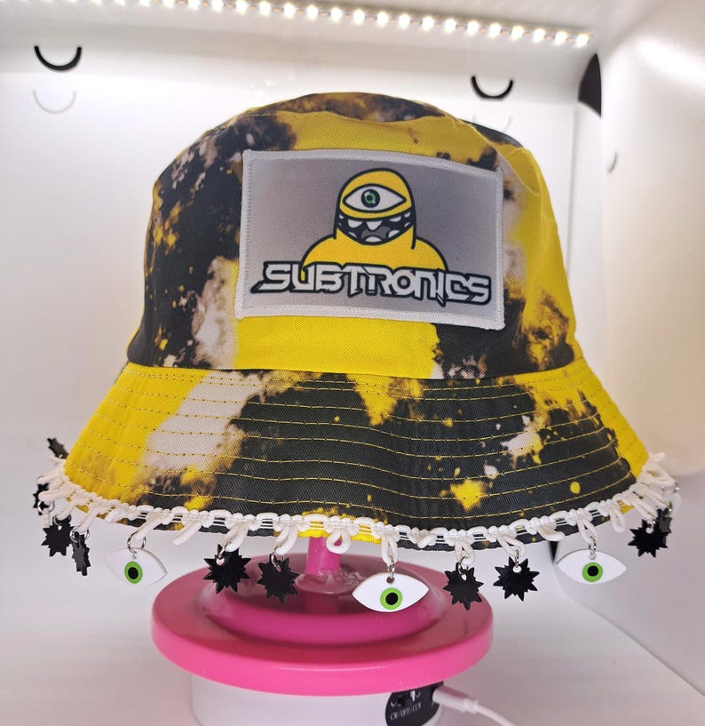 Subtronics Inspired Bucket Hat YELLOW Option / Festival Hat / Rave Hat ...