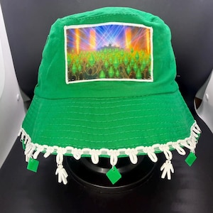 The Sims Game (with DJ) Inspired Bucket Hat / Festival Hat / Rave Hat - with or without charms or patch