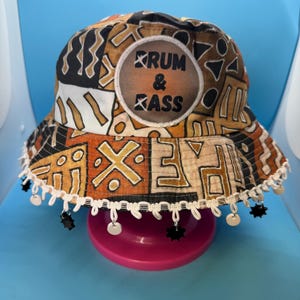 Drum and Bass (R&A) Bucket Hat / Festival Hat / Rave Hat - with or without charms or patch