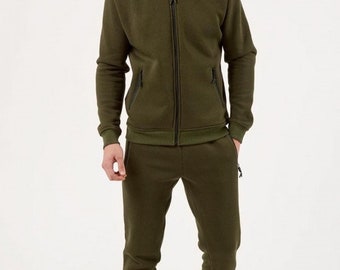 Trendy Men's Tracksuit Set - High Quality Jacket-Bomber and Joggers - Stylish Streetwear - Perfect Boyfriend's Gift