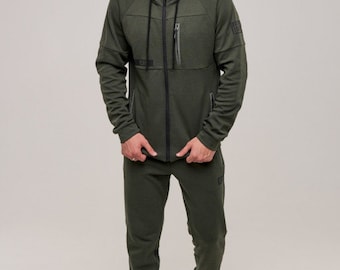 Premium Streetwear Men's Tracksuit - High Quality Jacket-Bomber and Joggers Set - Ideal Gift for Him