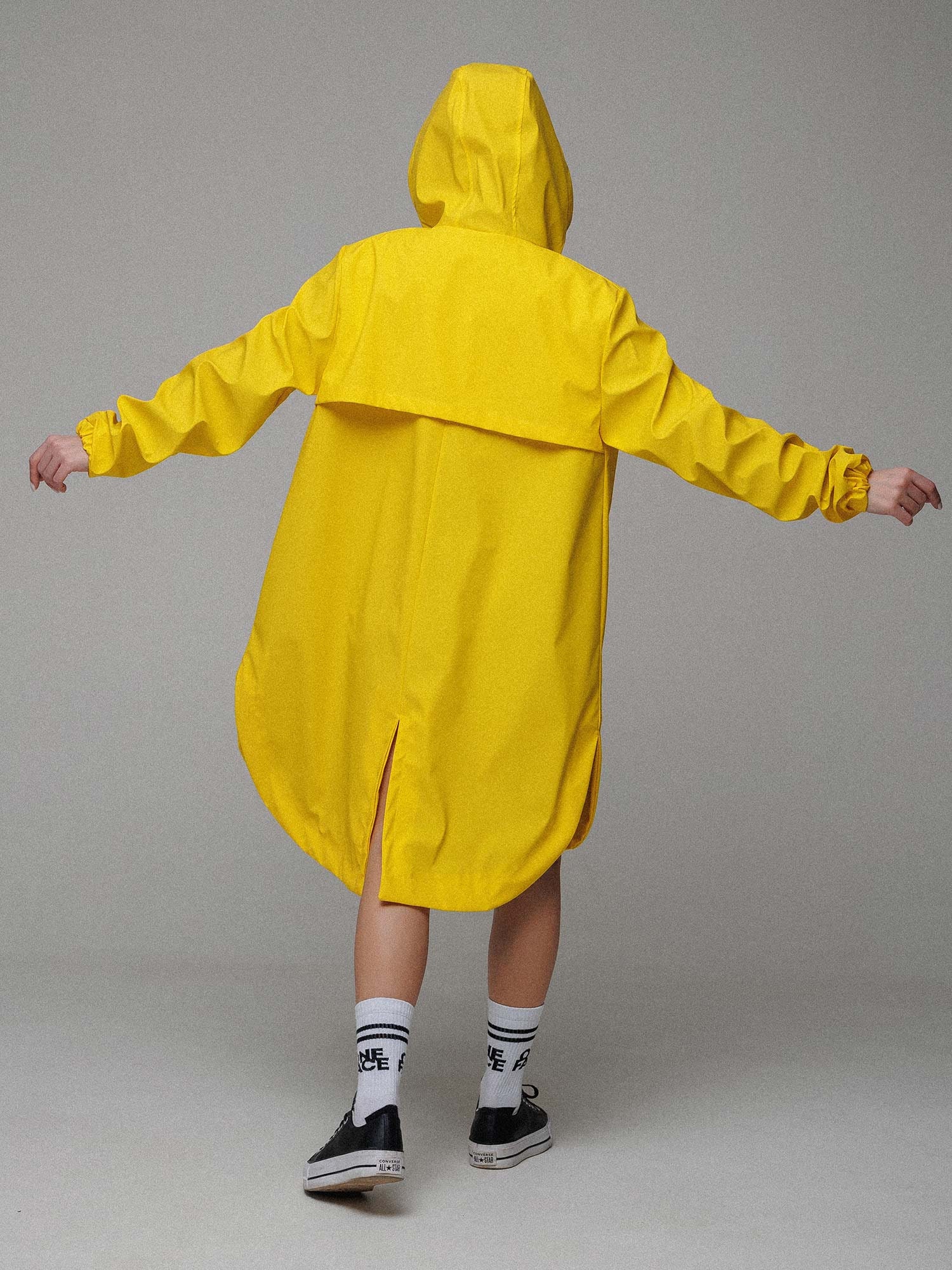 Bright Raincoat, Yellow Women's Raincoat, Raincoat, Waterproof Women's
