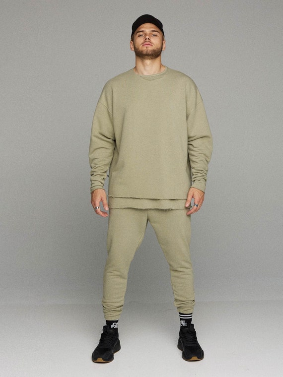 Mens designer jogger set deals
