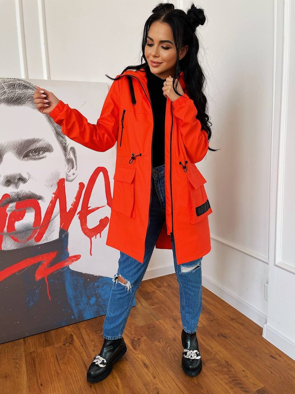 Fit and flare raincoat deals
