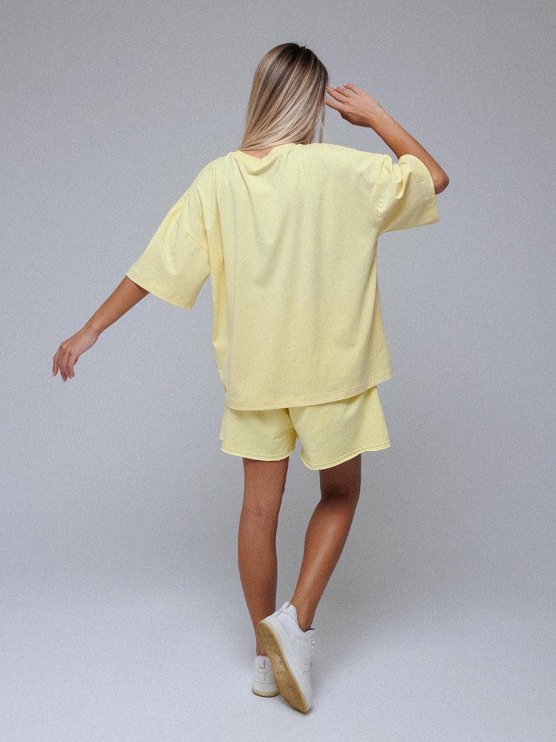 Women's sports t-shirt, yellow t-shirt, cotton shirt, universal model with an author's print and author's inscriptions, ukrainian production image 8