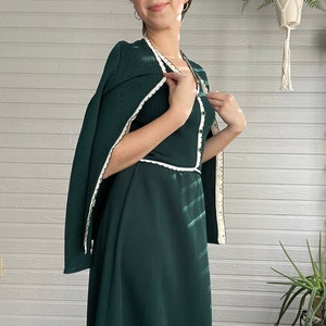 dark green dress with cardigan 24 Best Knitted Cardigan Dresses for 2024