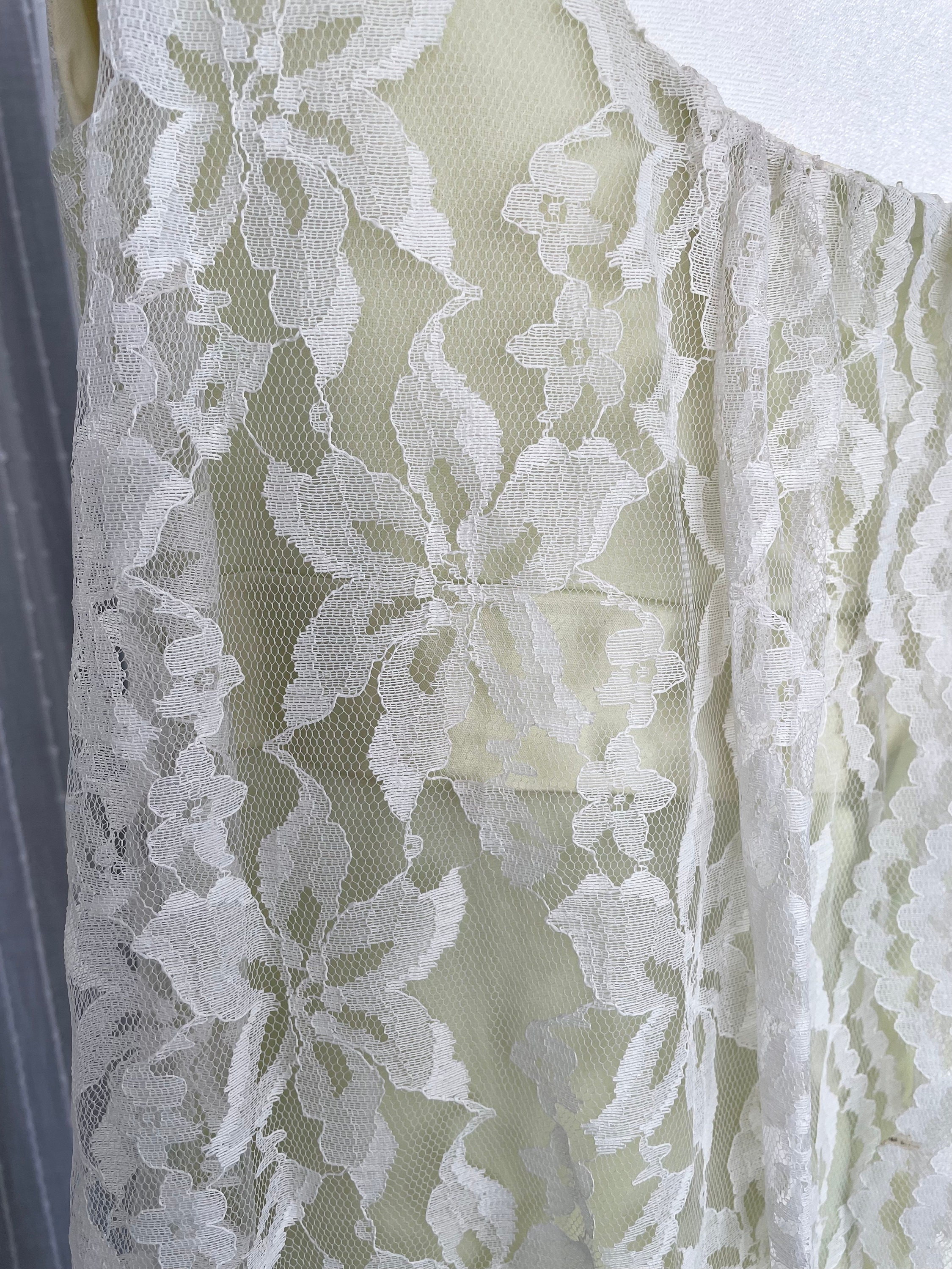 60's Celery Green Skirt Suit with Seed Pearl Blouse