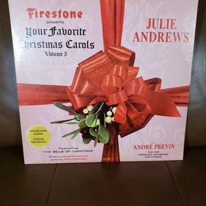 Vintage Vinyl Record, Your Favorite Christmas Carol's Volume 5, Julie Andrew's with Andre Pravin (27)