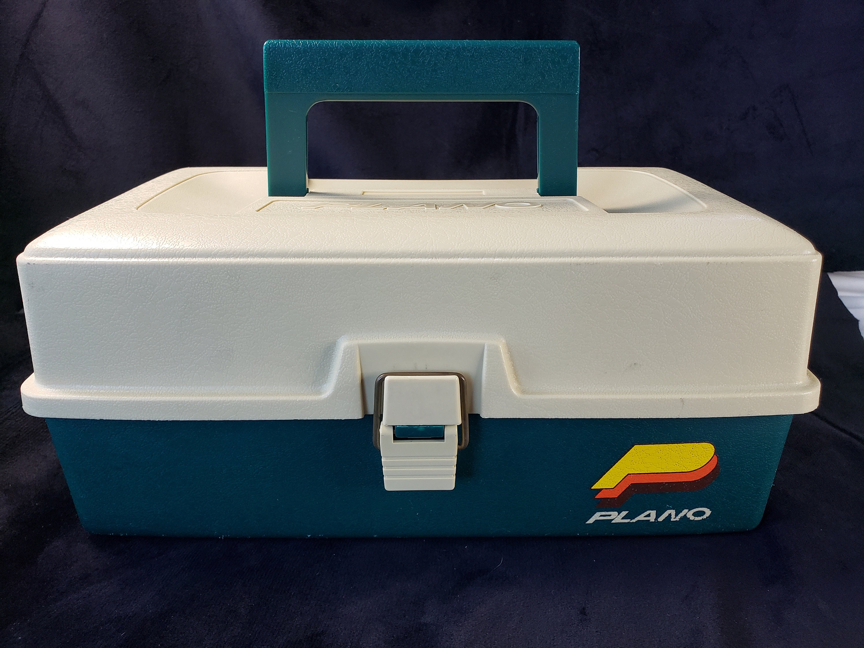 VINTAGE PLANO MICRO-MAGNUM 3214 Double Sided Fishing Tackle Box w/10 Lures  $24.99 - PicClick