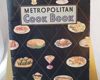 Vintage Metropolitan Cook Book Recipe Booklet #1