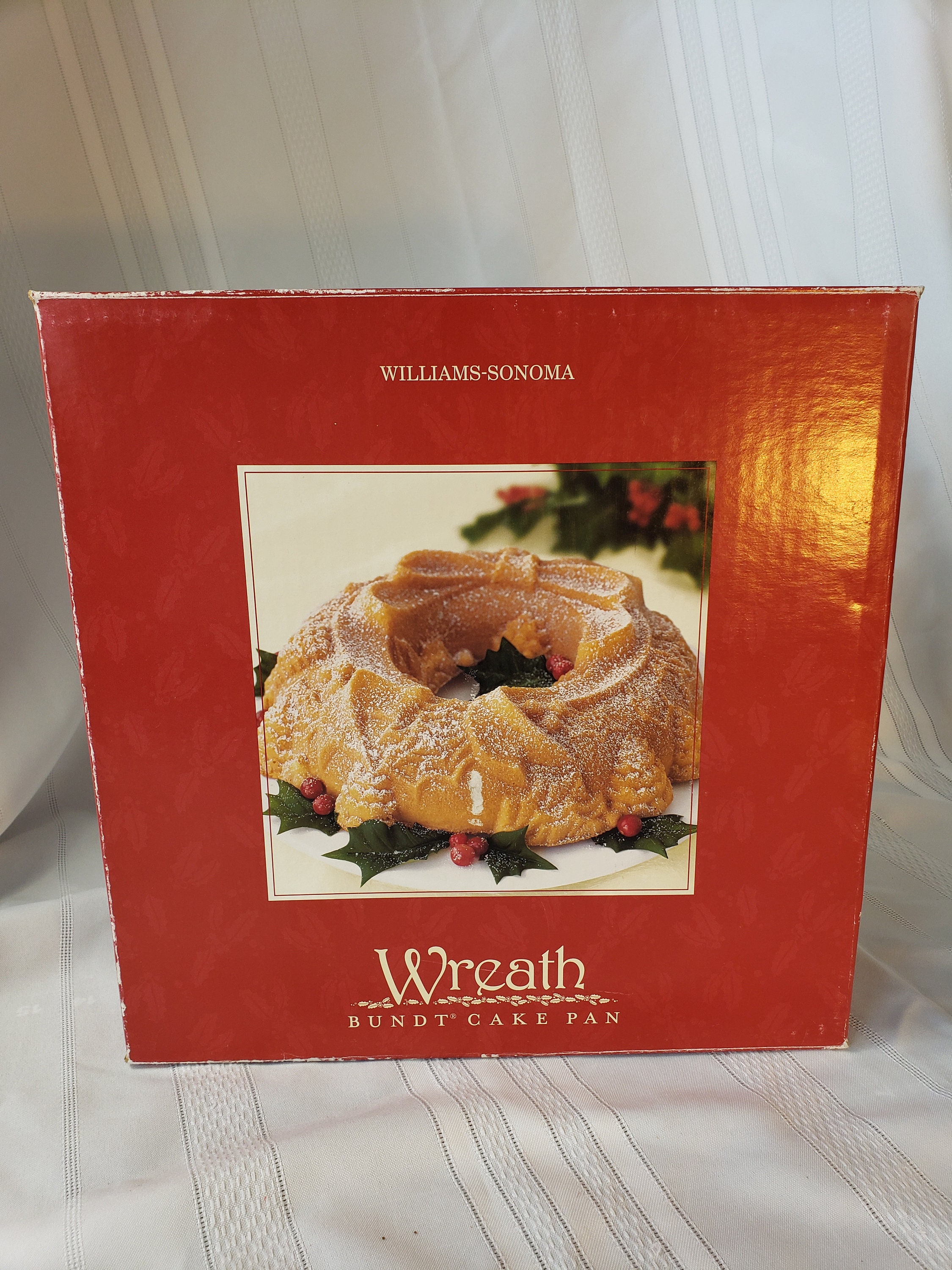 William sonoma Wreath Bundt Cake Pan Etsy