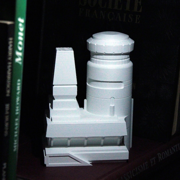 Architecture miniature, bâtiment d'inspiration brutaliste - Modèle d'impression 3D