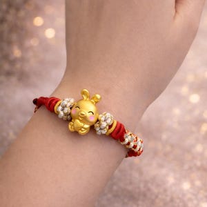 Personalized 12twelve Animal Chinese Zodiac Sign Gold Plated Charm Braided Bracelet,Rabbit,dog, dragon,snake,customize,adjustable5.5''-6.5''