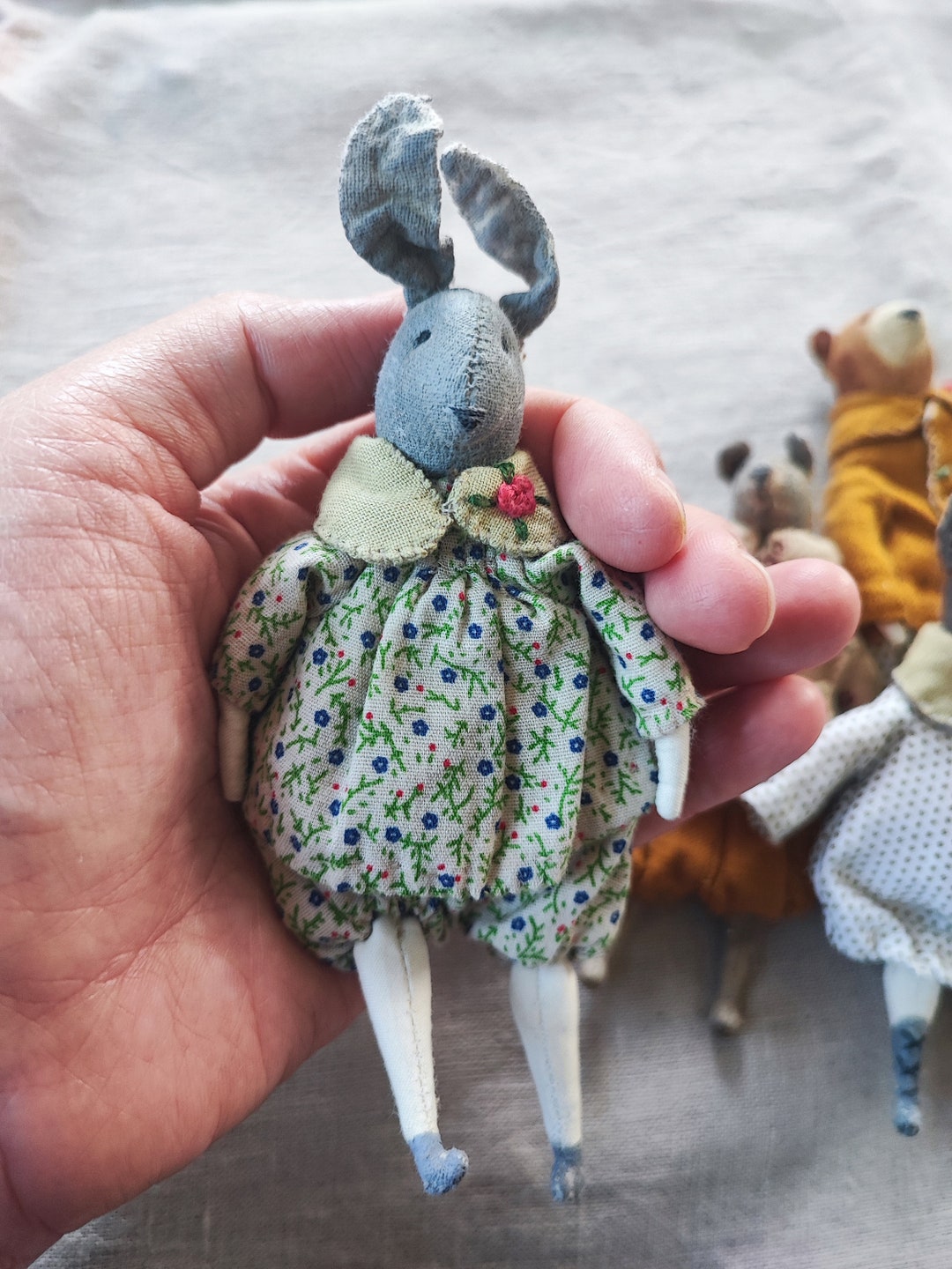 Handmade Collectible Rabbit - Etsy UK
