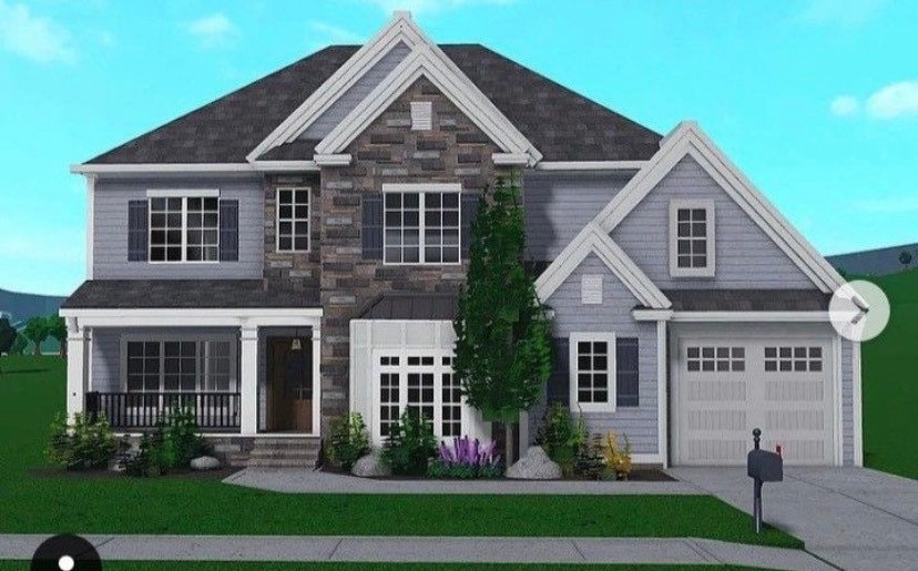 Realistic bloxburg family home + layout, #bloxburghouse #bloxburg #b, mud room