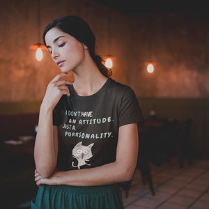 Cat Purrsonality Bella Canvas Unisex t-shirt