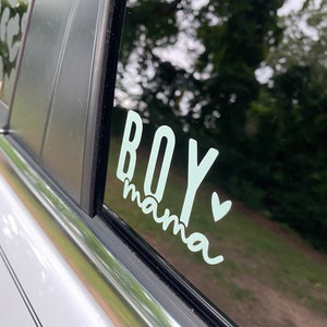 Boy Mama Sticker ~ car Sticker ~ laptop sticker ~ free shipping