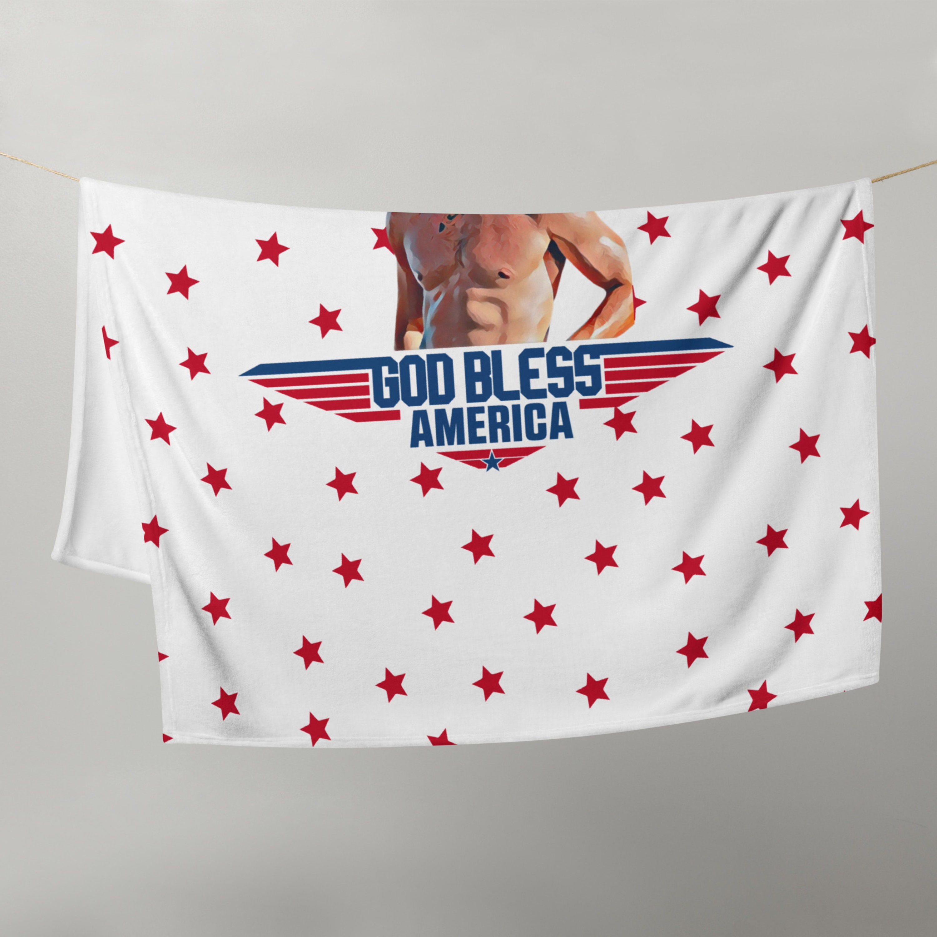 Shirtless Miles Teller Rooster Blanket Funny Gift Idea for Etsy