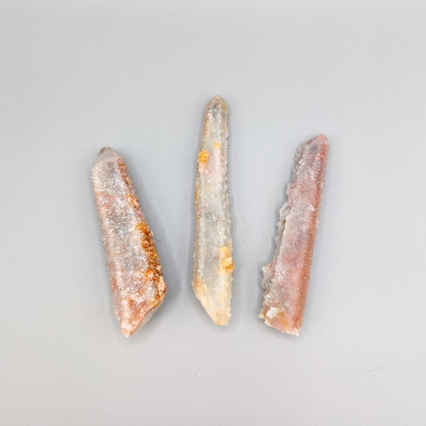 Set of 3 Singing Witches Finger Quartz - Spirit Quartz - Crystal Energy Healing