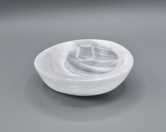 Selenite Bowl - Satin Spar Bowl - Cleansing Energy - Crystal Energy Healing