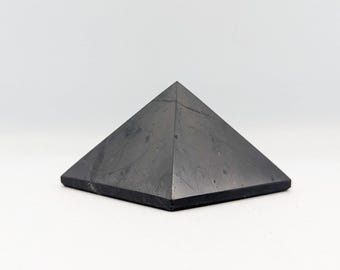 Shungite Pyramid 5cm 2" - Small Shungite for EMFs - Shungite Pyramids - Shungite Crystals