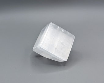 Selenite Cube - Satin Spar - Cleansing Energy - Crystal Energy Healing
