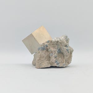 Pyrite Cubes on Matrix - Spanish Pyrite - Crystal Energy Healing