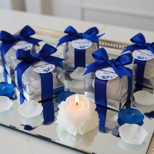 Cheap Rose Wedding Candle Favors for Guest, Elegant Bridal Shower ...