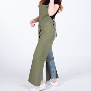 Custom Split Leg Apron With Legs Pottery Apron For  Ceramics  Tattoo and Art Activities