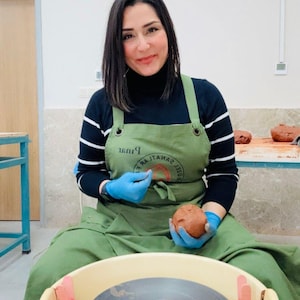 Delantal de cerámica personalizado: repelente al agua y a las manchas, regalo de arte cerámico