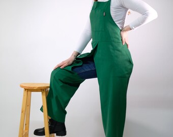 Mother's Day Gift, Stay Stylish ,Protected with our Soft Cotton Jumpsuit for Ceramics ,Studio Activities