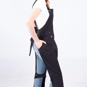 Delantal de cerámica personalizado con pierna dividida / Lona encerada impermeable, regalo personalizado