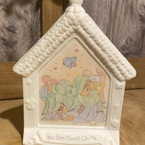 Vintage Precious Moments, 1994, You Can Count On Me, Standing Plaque, Figurines