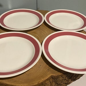 Vintage Corelle by Corning, Rose Sundance Bread and Butter Plates, Set of 4, Dining & Serving, Plates