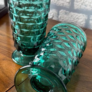 Vintage Colony Whitehall Glasses, Evergreen, Set of 2, Drinkware, Tumblers