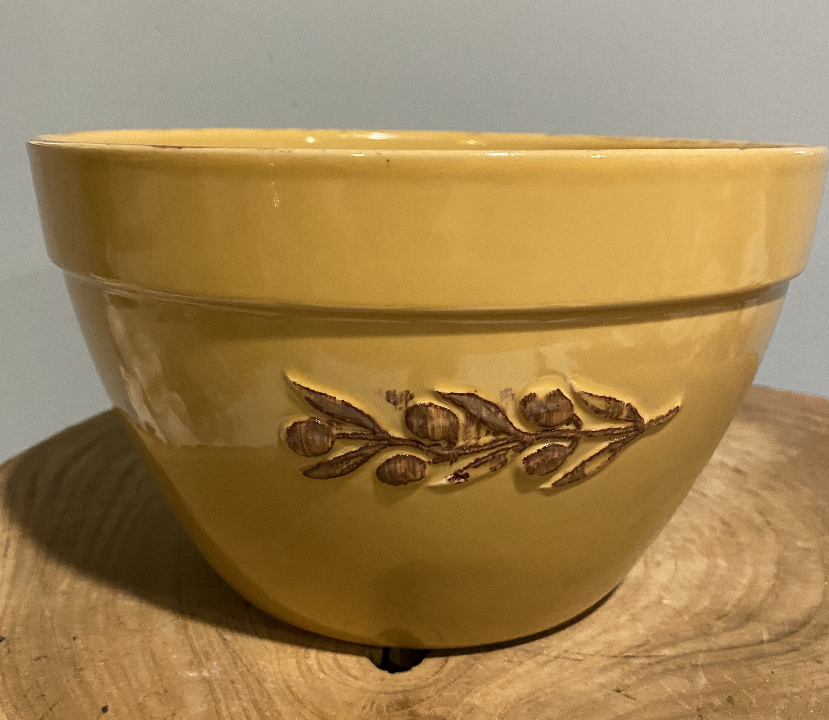 Cerutil Stoneware Oval Baking Dish / Casserole 9x11 Antique Gold