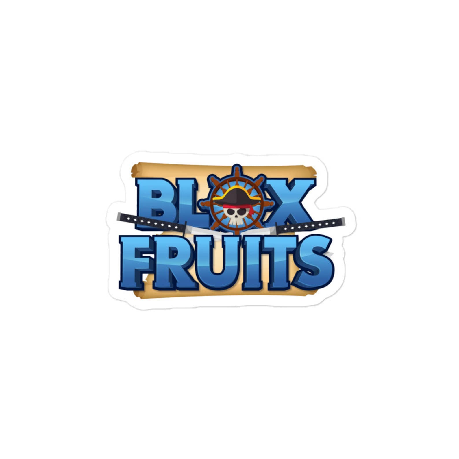 Blox Fruits Roblox Autocollant - Etsy France