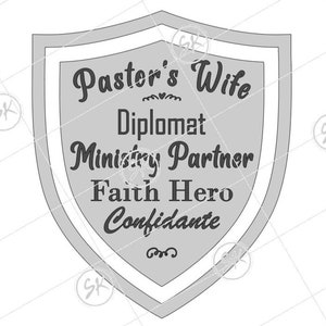 Pastor&#39;s Wife graphic design