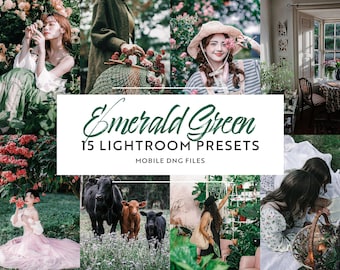 15 Emerald Green Lightroom Presets | Instagram Filters for Nature, Travel & Earthy Aesthetic