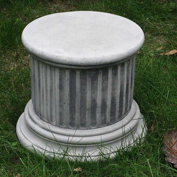 Figurine de colonne en béton, colonne ronde, colonne en béton, base de rempotage, piédestal en béton, piédestal pour le jardin, ornement de jardin